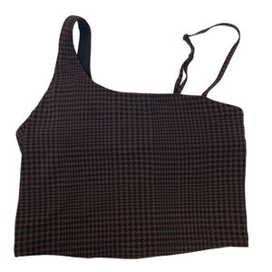 New Offline by Aerie Womens XXL Houndstooth Adjustable Strap Sports Bra Top